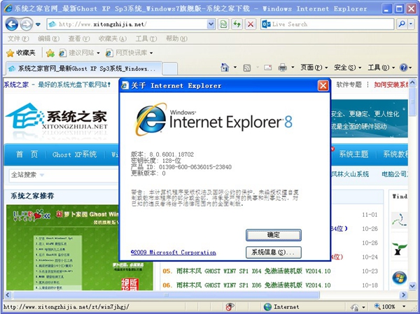 Internet Explorer 8IE8