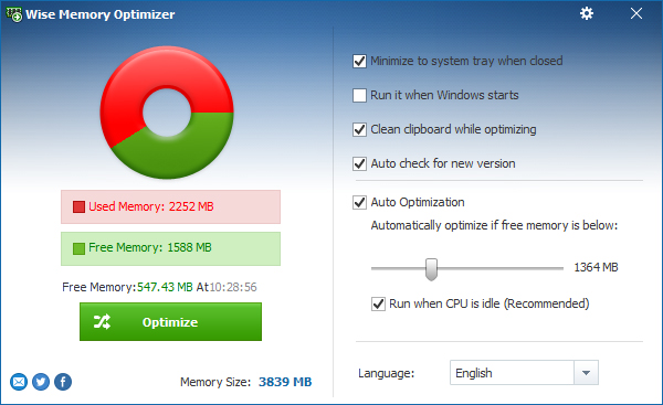 ڴŻ(Wise Memory Optimizer) V3.45.96 ɫ