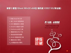 ܲ԰Ghost Win10 64λ װv201701(⼤)